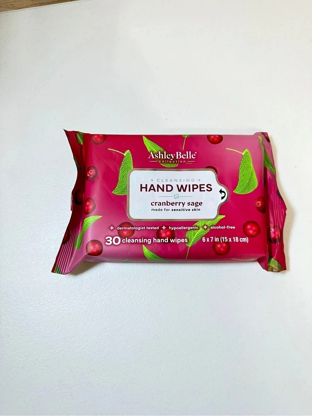 AshleyBelle Cleansing Hand Wipes Cranberry Sage Cranberry Sage Hand Wipes NWT
